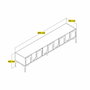 Hanah Home Lyon 42 Blanco y Negro